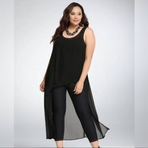 Torrid hi lo sheer tank